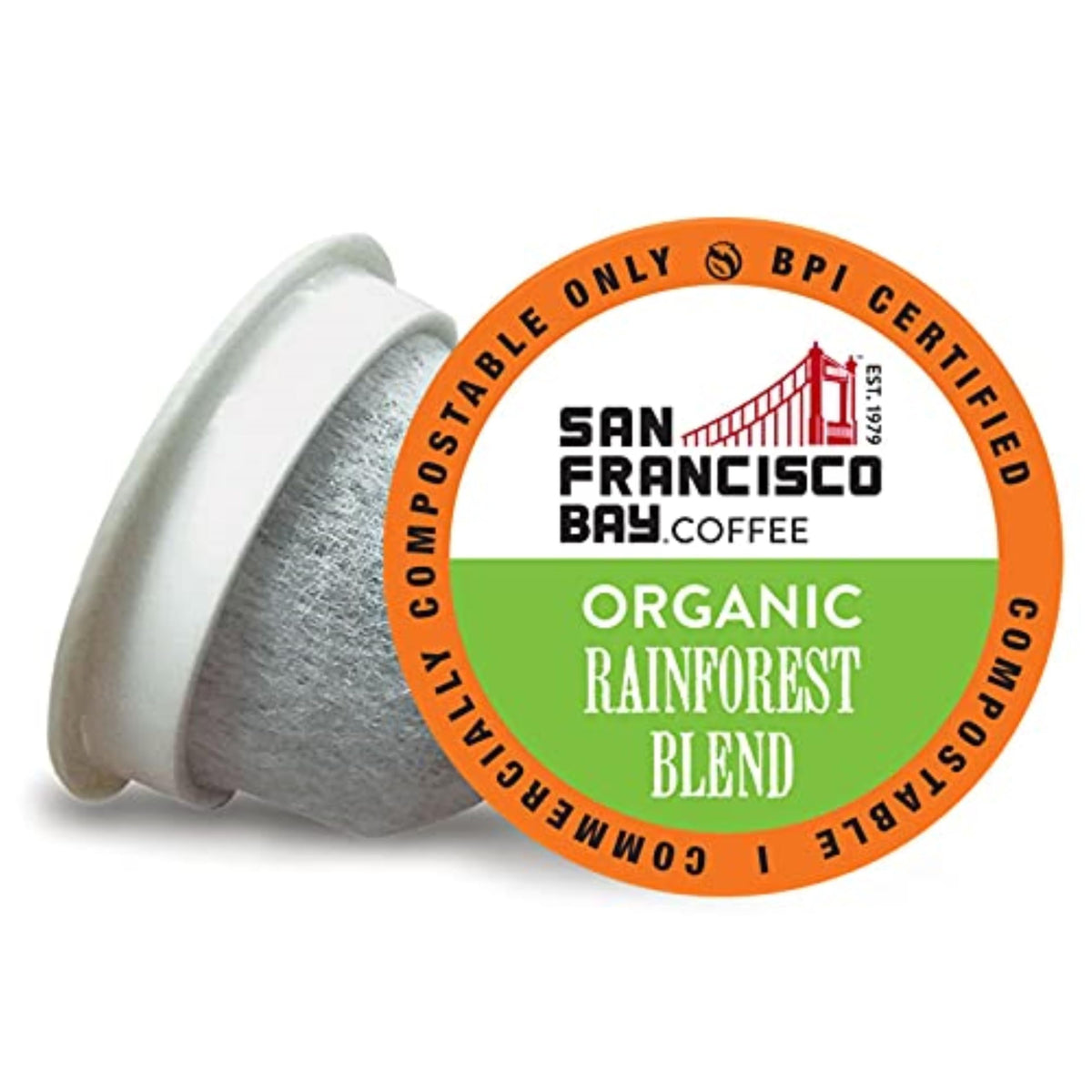 SAN FRANCISCO BAY SF Coffee OneCUP /Dark Roast Compostable Coffee Pods, K Cup Compatible Including Keurig 2.0 (Packaging May Vary), French Roast, 80 Count (Pack of 1)