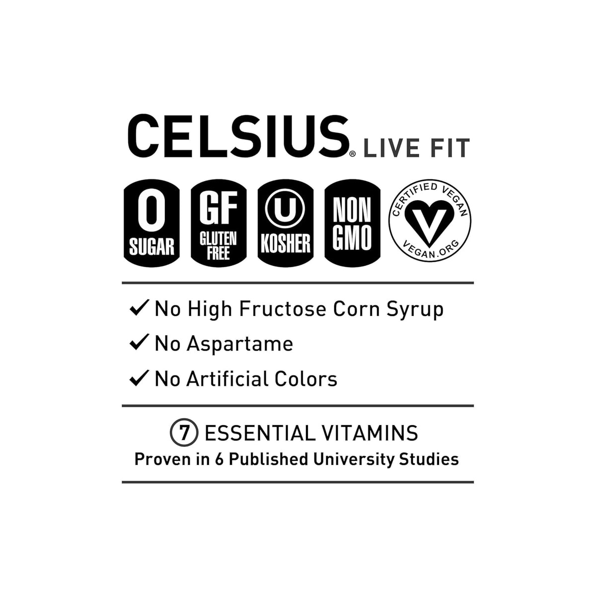 CELSIUS Sparkling Spritz Vibe Limited Edition, Sugar Free Energy Drink, Can, 12 Fl Oz (Pack of 12)
