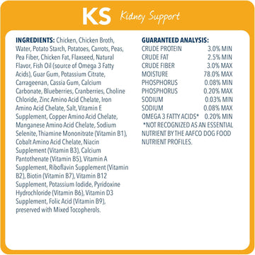 Blue Buffalo Natural Veterinary Diet KS Kidney Support Wet Dog Food, Chicken 12.5-oz cans (Pack of 12)