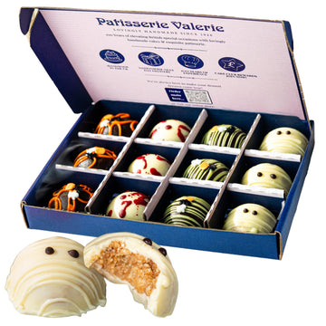 Patisserie Valerie Chocolate Cake Bites, 12 Pack -Finest Sponge Combined with Buttercream, Coated in Decadent Chocolate and Finished with Artisanal Drizzle.