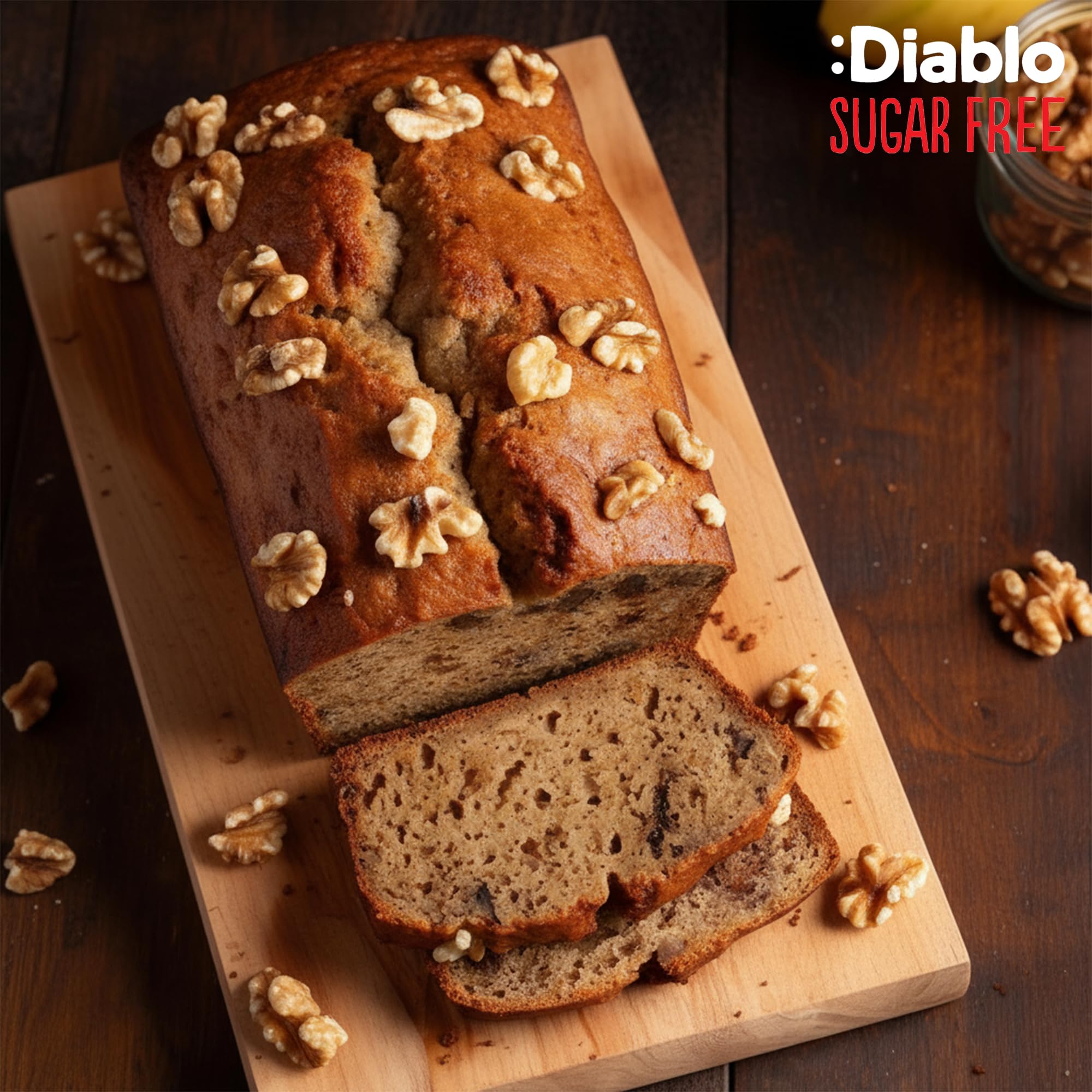 Diablo No Added Sugar Lemon Cake – Healthy Snacks Sweet Treat, Cakes and Desserts for All, Ideal for Snack Time, Tea & Party Treat, Halal & Kosher Approved – 200g (Pack of 2)