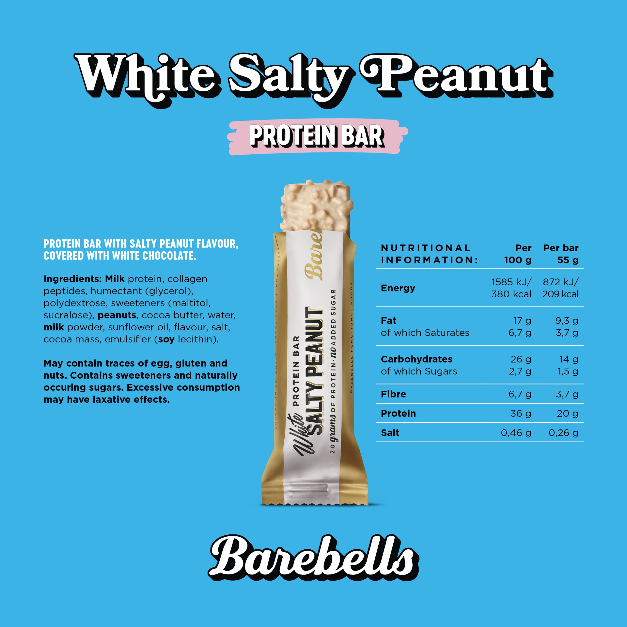 Barebells Protein Bars - 12 Count, 16g High Protein Treats – Sugar Free Chocolate Nutrition Bar, Low Carb – On The Go Breakfast or Post-Workout Snack (Caramel Choco)