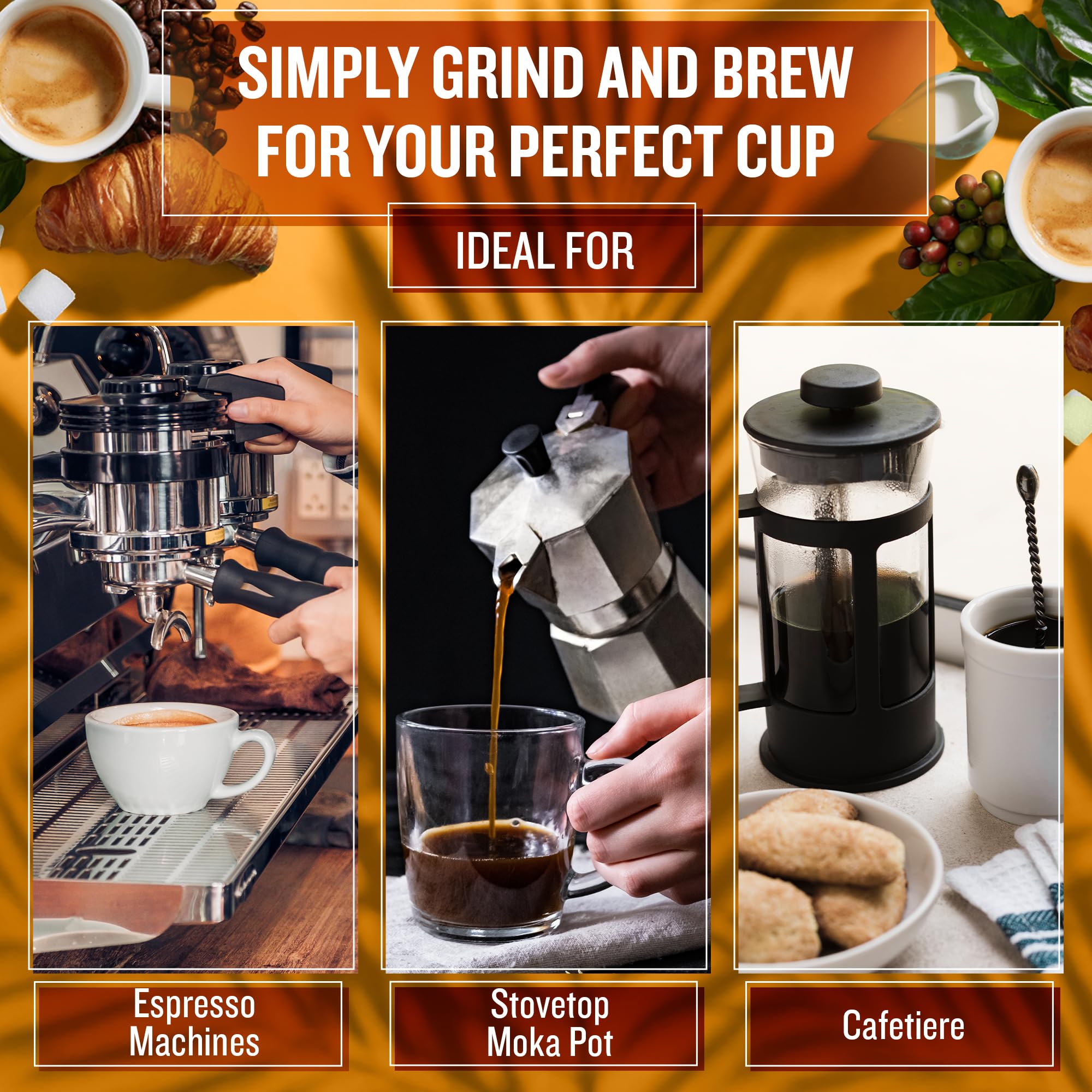 Coffee Masters Coffee Beans 1kg Exclusive Master Blend - 100% Arabica, Medium Dark Roasted Whole Bean Ideal for Espresso Machines