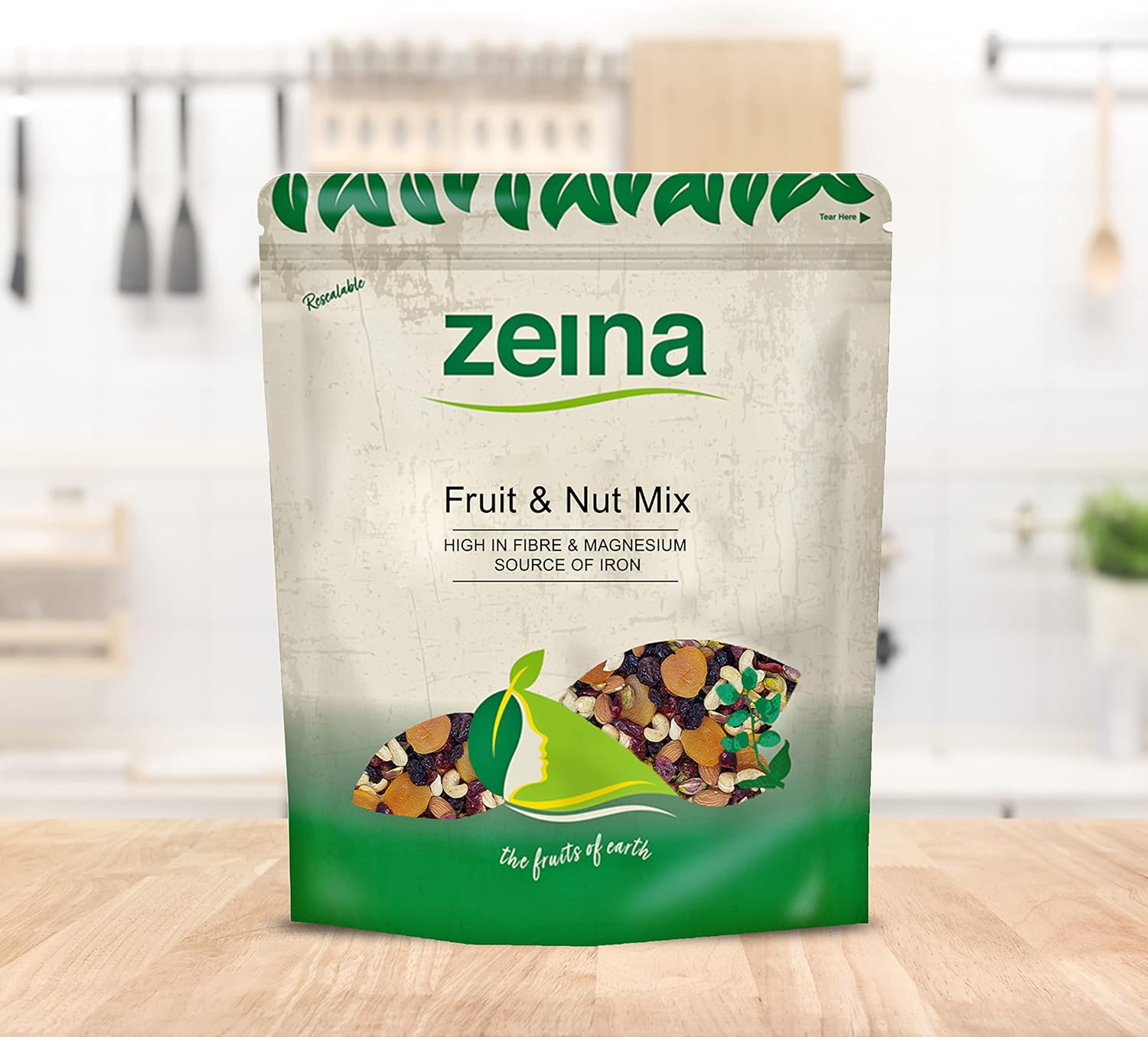 Zeina Succulent Dried Fruit and Nut Mix (1Kg) - Premium Quality Healthy Snacks with Jumbo Flame Raisins, Apricots, Cranberries, Almonds, Cashews and Pistachios, Suitable for Healthy Vegan Diets
