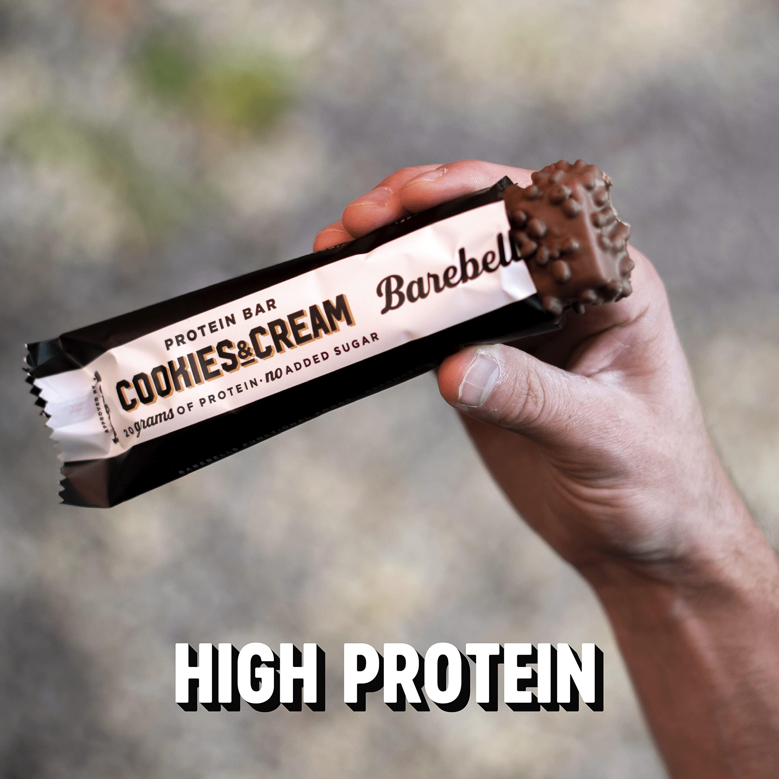 Barebells Protein Bars - 12 Count, 16g High Protein Treats – Sugar Free Chocolate Nutrition Bar, Low Carb – On The Go Breakfast or Post-Workout Snack (Caramel Choco)