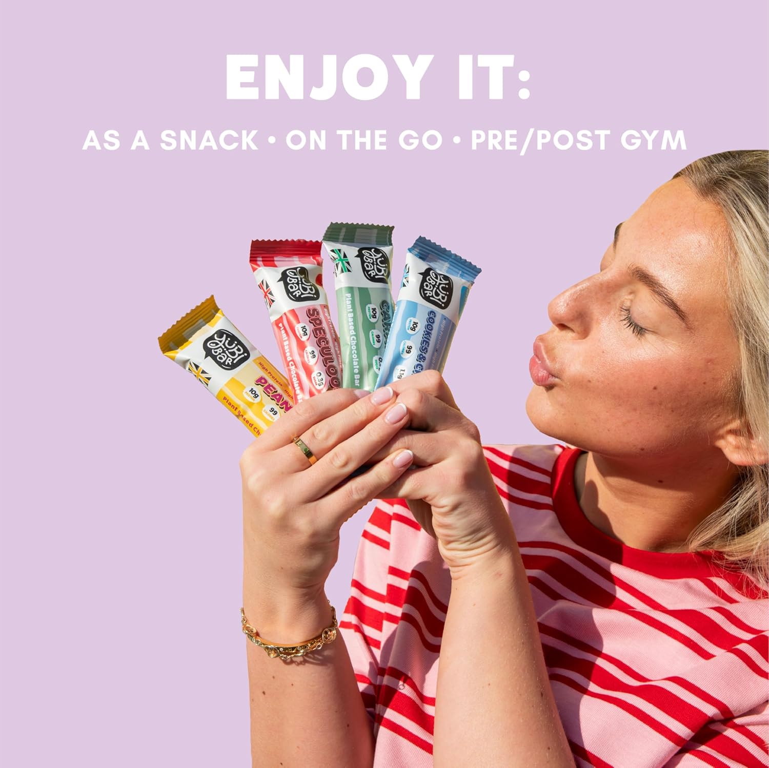 YuBi Variety Mix 12 Pack - Protein Bars - 99 Calories, High Protein, High Fibre, Low Sugar, Gluten Free and Dairy Free - Healthy Snacks/Nutrition Bar - Chocolate Bars - 420g