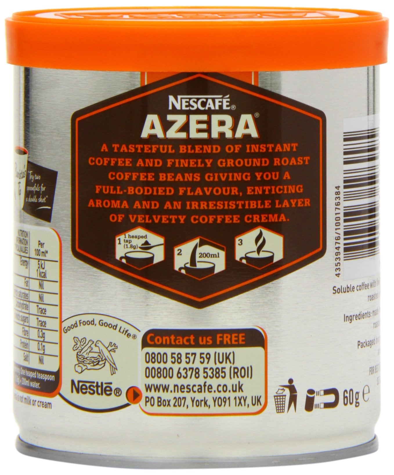NESCAFÉ Azera Americano Instant Coffee 500g Tin