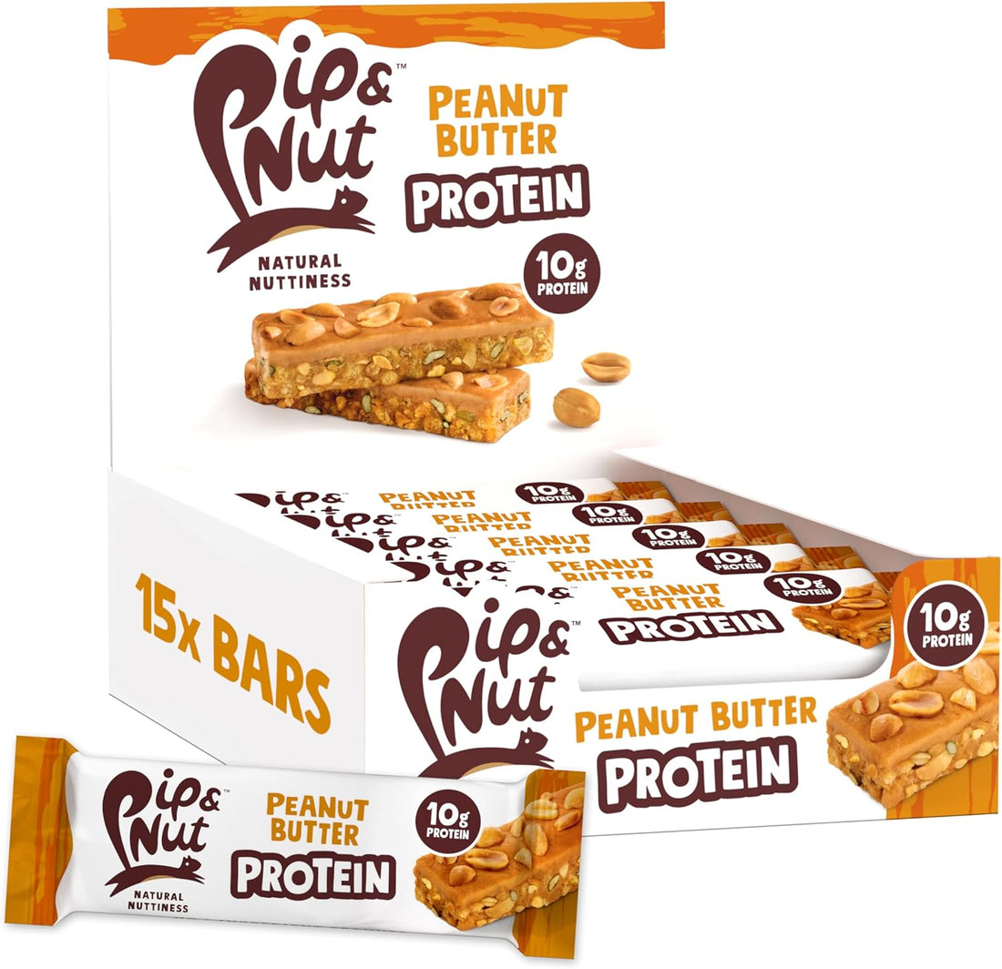 Pip & Nut Protein Peanut Butter Bar 15 x 46g