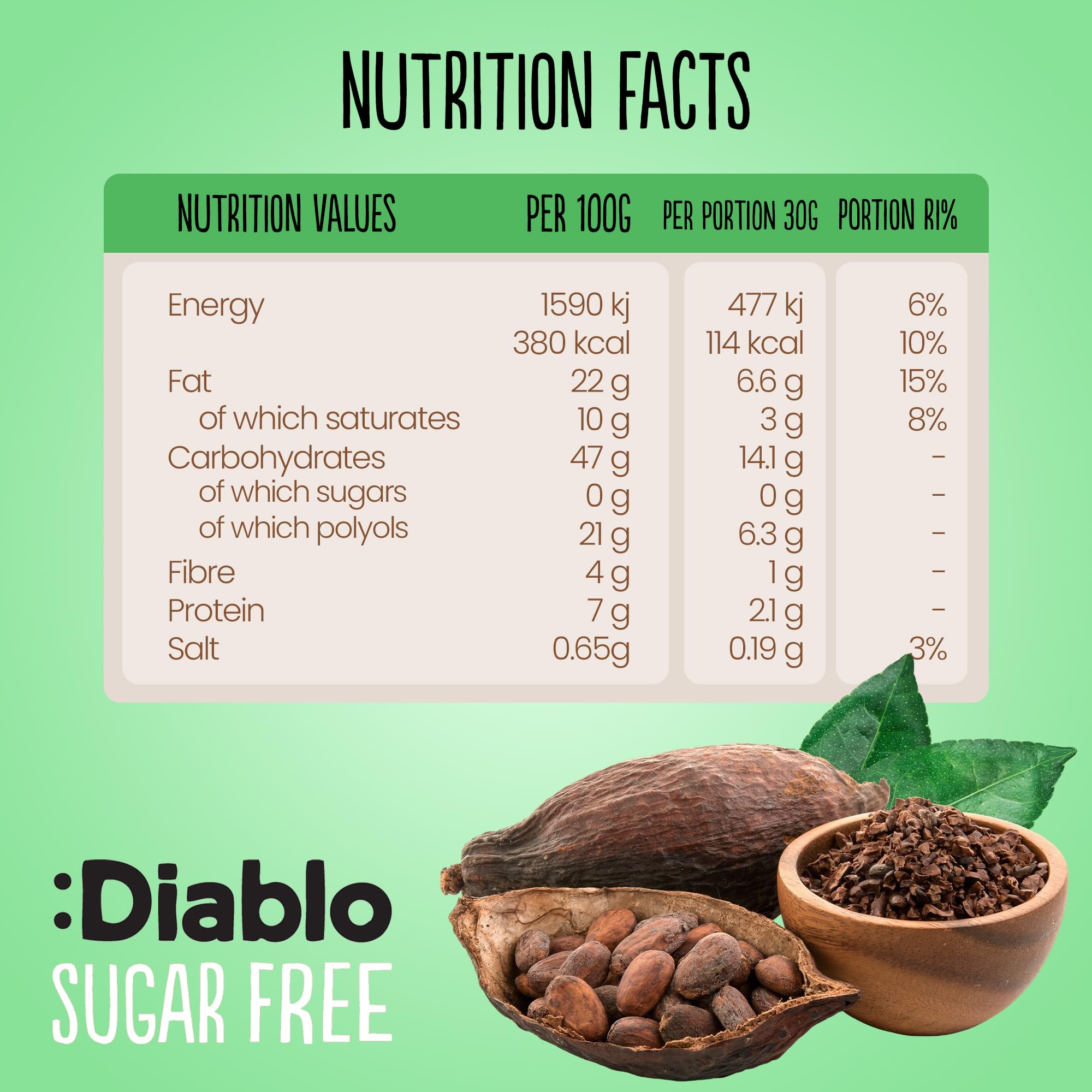 Diablo No Added Sugar Lemon Cake – Healthy Snacks Sweet Treat, Cakes and Desserts for All, Ideal for Snack Time, Tea & Party Treat, Halal & Kosher Approved – 200g (Pack of 2)