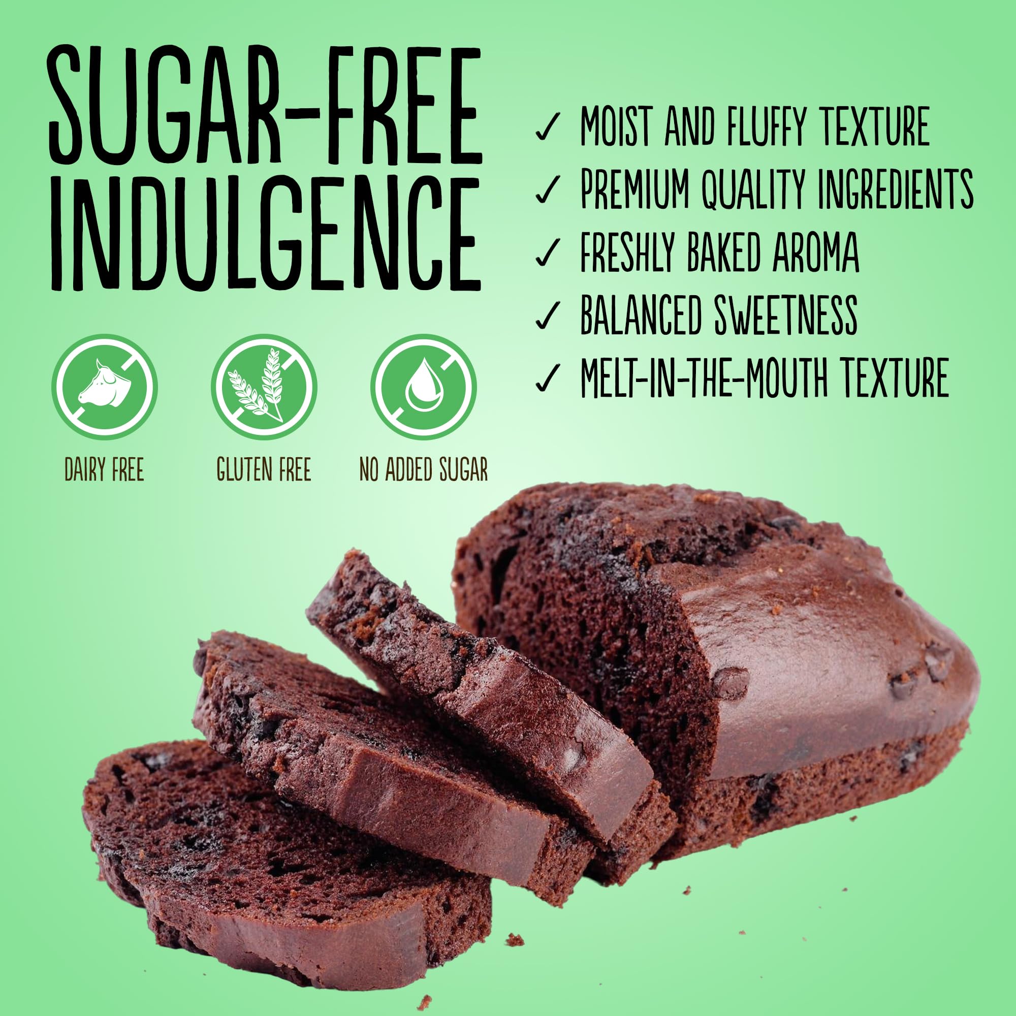 Diablo No Added Sugar Lemon Cake – Healthy Snacks Sweet Treat, Cakes and Desserts for All, Ideal for Snack Time, Tea & Party Treat, Halal & Kosher Approved – 200g (Pack of 2)