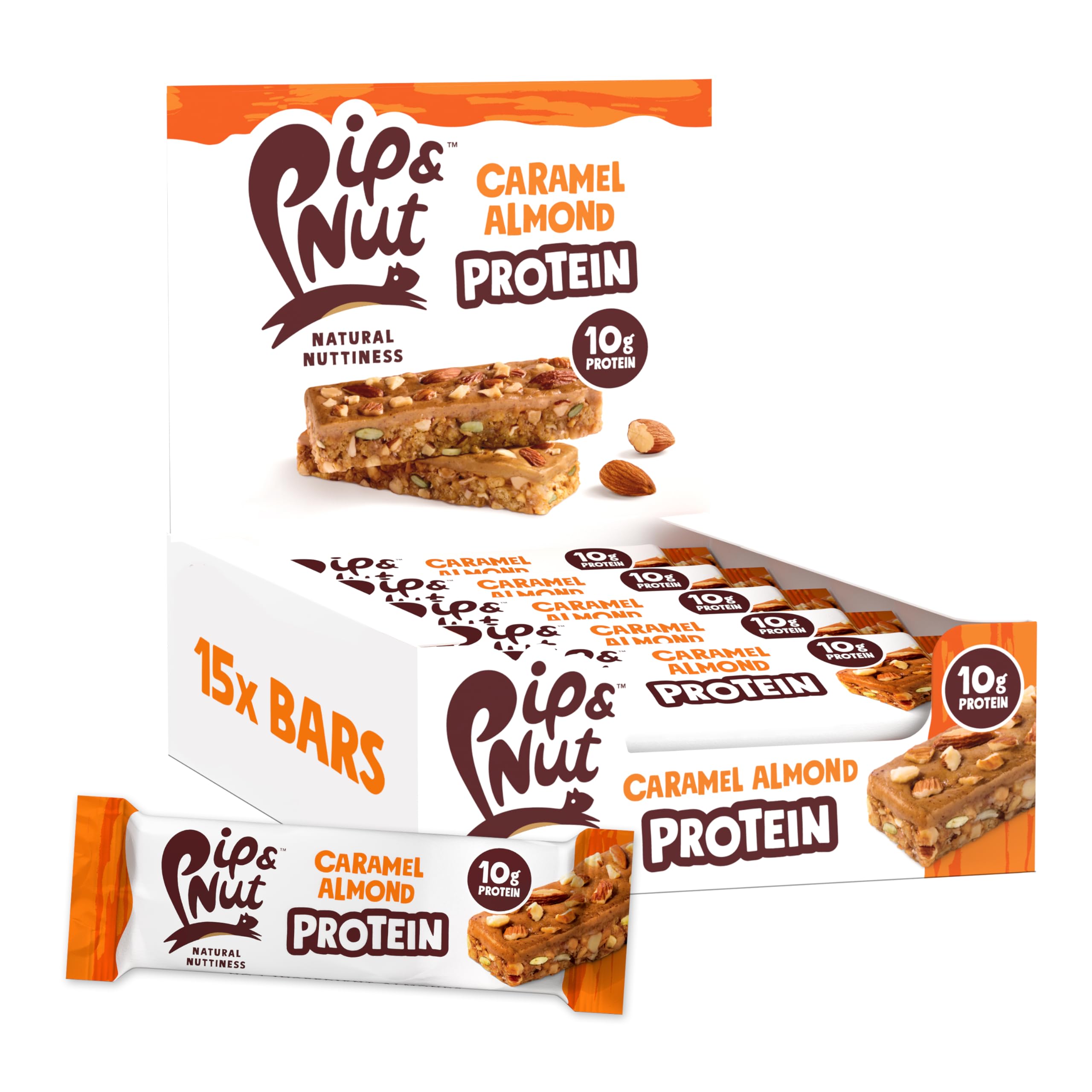 Pip & Nut Protein Peanut Butter Bar 15 x 46g