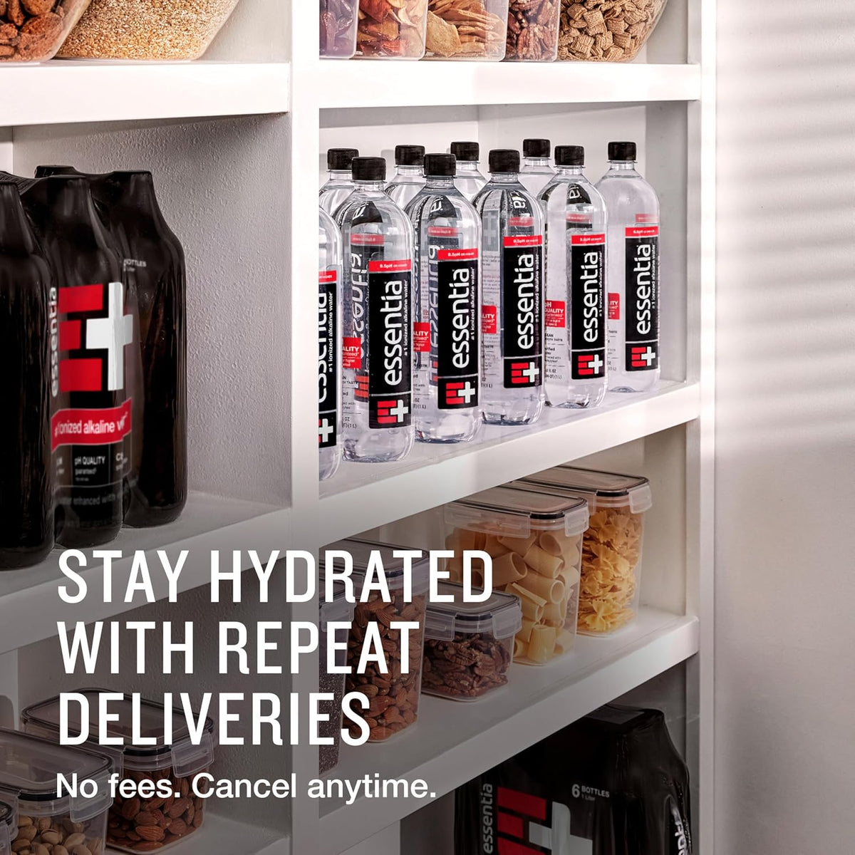 Essentia Water LLC, Ionized Alkaline Bottled Water; 99.9% Pure, Infused with Electrolytes, 9.5 pH or Higher with a Clean, Smooth Taste, 23.67 Fl Oz (Pack of 24)