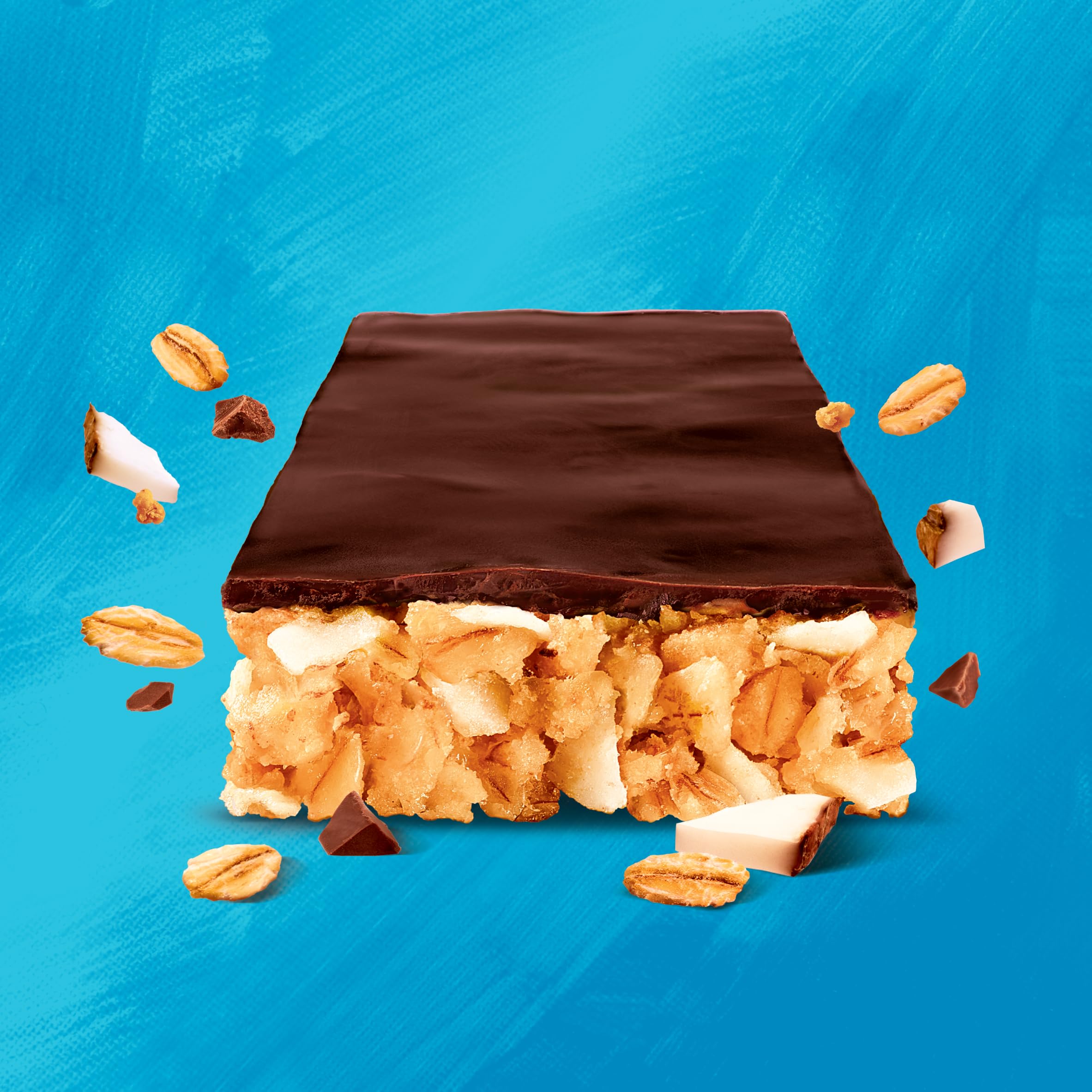 Trek High Protein Flapjack Cocoa Oat, 50 g - Gluten Free Bars – Healthy Snack Bars – Plant Based Protein - Vegan Bars (Pack of 16 Bars) | L0572375-P107199021-M107199013