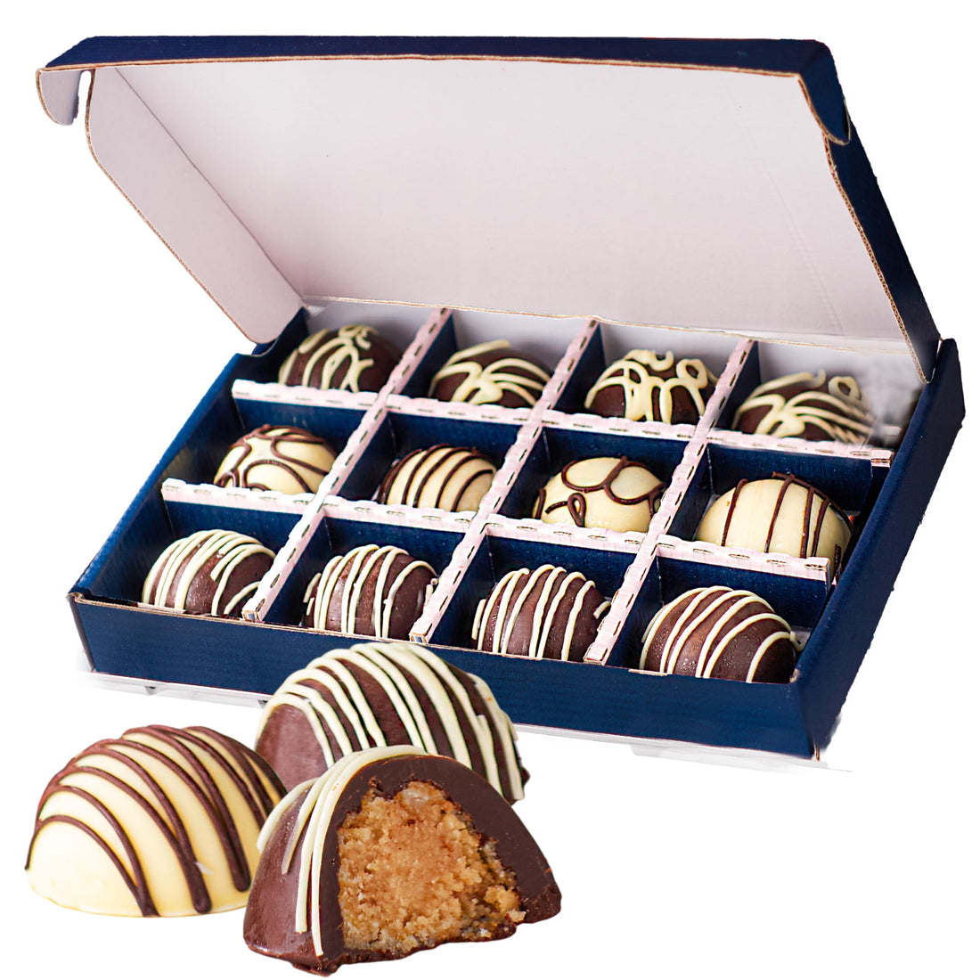 Patisserie Valerie Chocolate Cake Bites, 12 Pack -Finest Sponge Combined with Buttercream, Coated in Decadent Chocolate and Finished with Artisanal Drizzle.