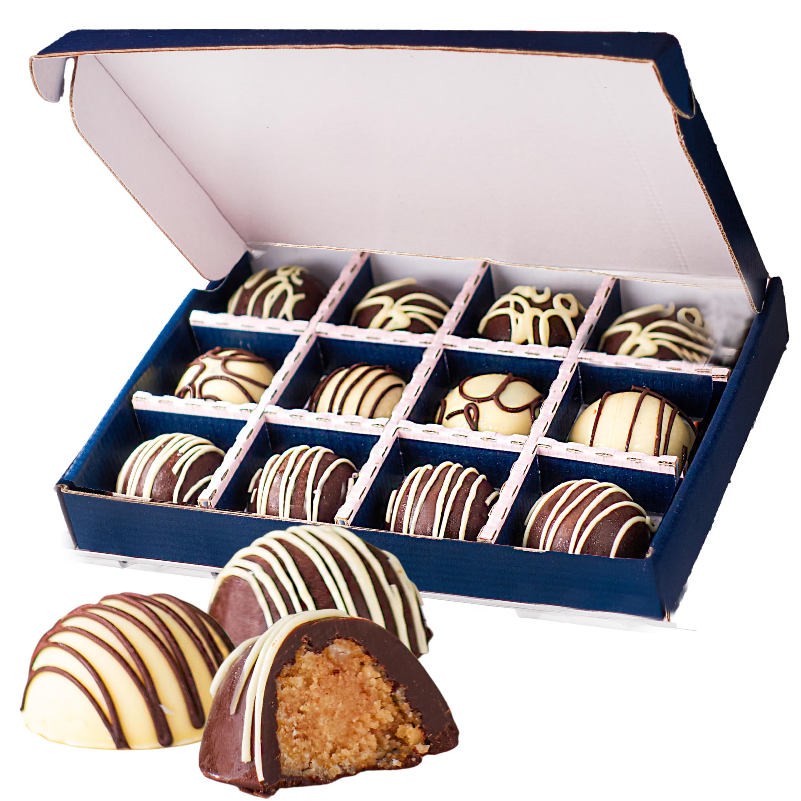 Patisserie Valerie Chocolate Cake Bites, 12 Pack -Finest Sponge Combined with Buttercream, Coated in Decadent Chocolate and Finished with Artisanal Drizzle.