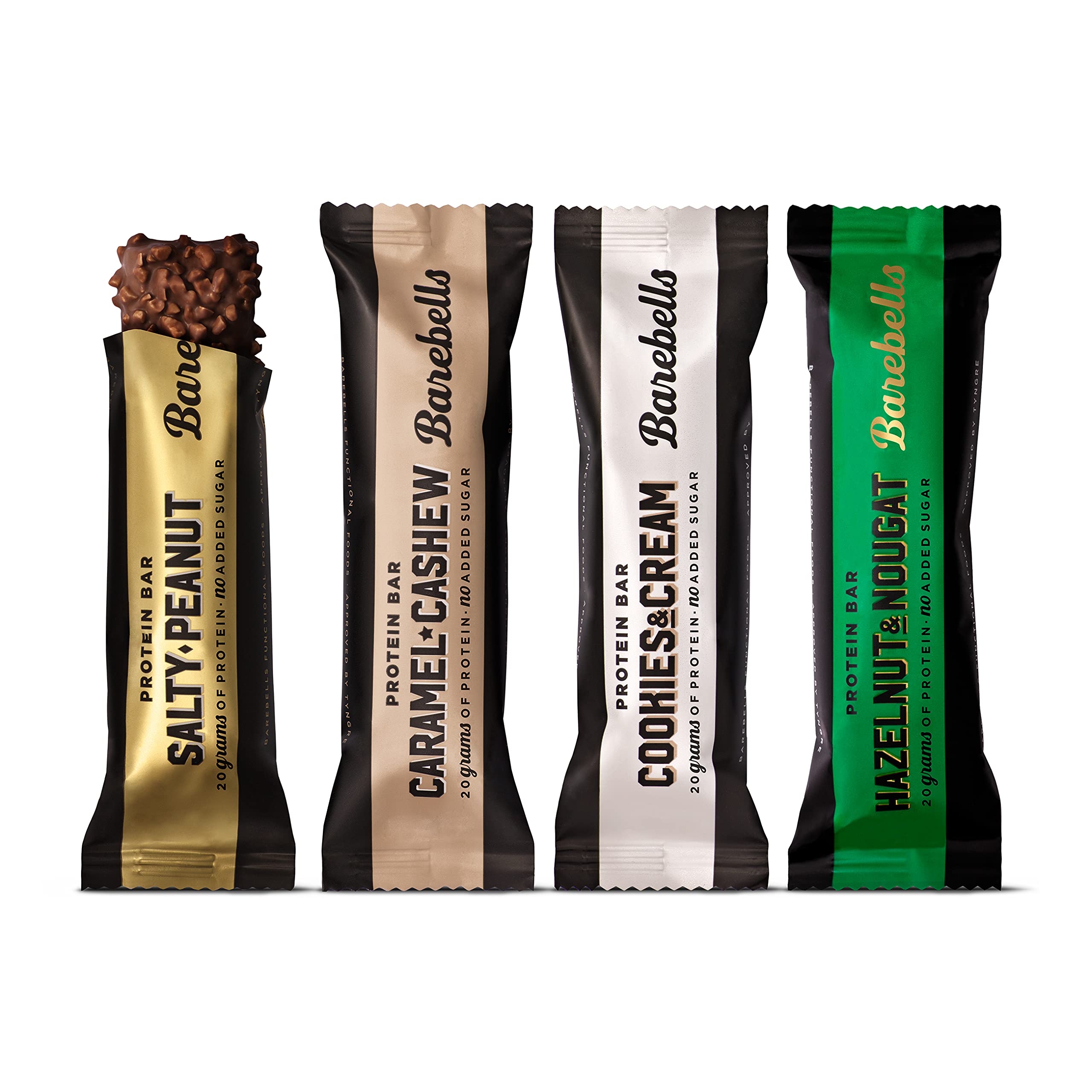 Barebells Protein Bars - 12 Count, 16g High Protein Treats – Sugar Free Chocolate Nutrition Bar, Low Carb – On The Go Breakfast or Post-Workout Snack (Caramel Choco)