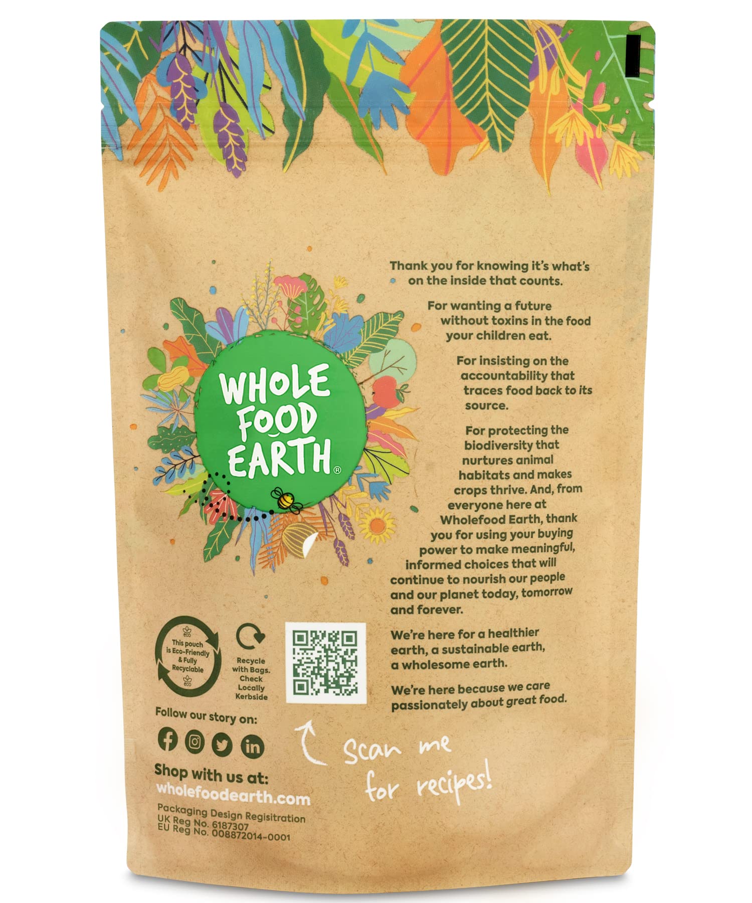 Wholefood Earth - Pine Nuts, 500 g