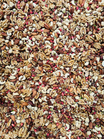 Mixed Nuts 1kg – LUXURY Deluxe 9 Premium Nut Mix of Macadamia Pistachios Pecans Hazels Cashews Almonds Walnuts Brazils Peanuts – Assorted Selection Raw Whole Natural Unsalted Healthy Snacks Bulk Gift