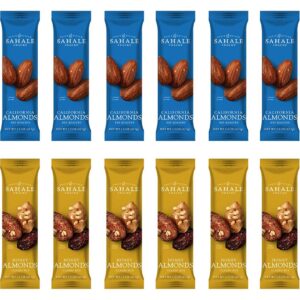 Sahale Snacks Glazed Mix Nut Blend Variety Pack, 1.5 Oz Grab & Go Bags (12 Total Packs) - Four Different Dry-Roasted Deluxe Mixed Nuts Blends Included - Non-GMO Kosher & Certified Gluten-Free Snacks